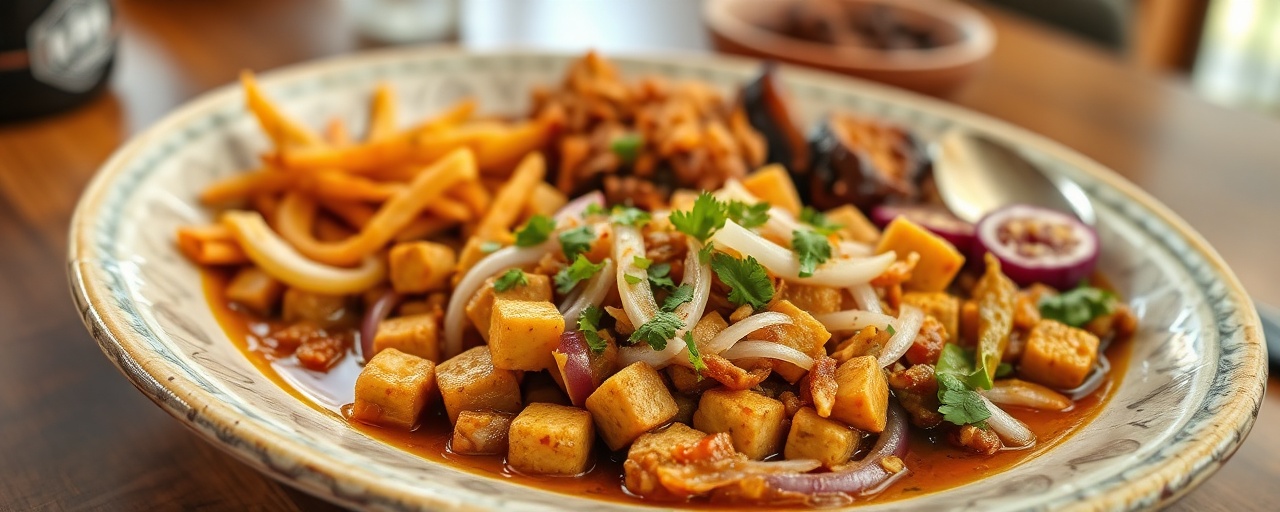 Adobo de Tempeh Andino en Olla de Barro