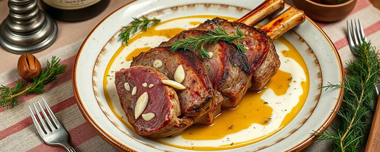 Agnello Arrosto Profumato al Miso