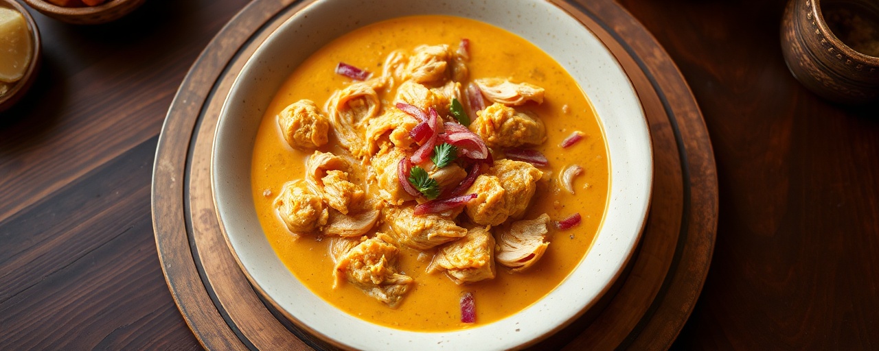 Aji de Gallina (Peruvian Creamy Chicken Stew)