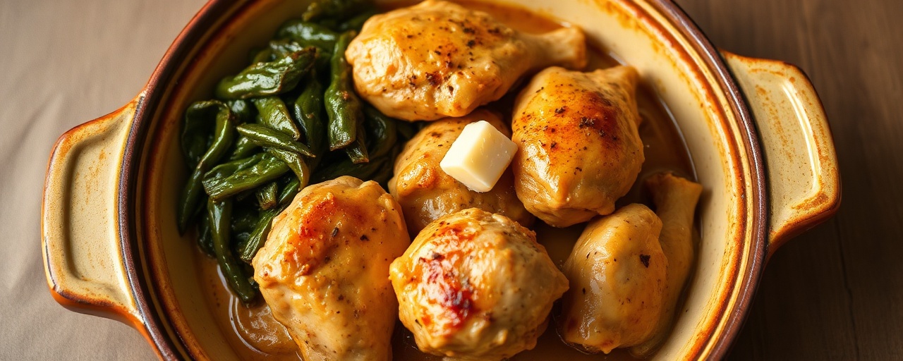 American Clay Pot Saffron Chicken & Braised Collard Greens