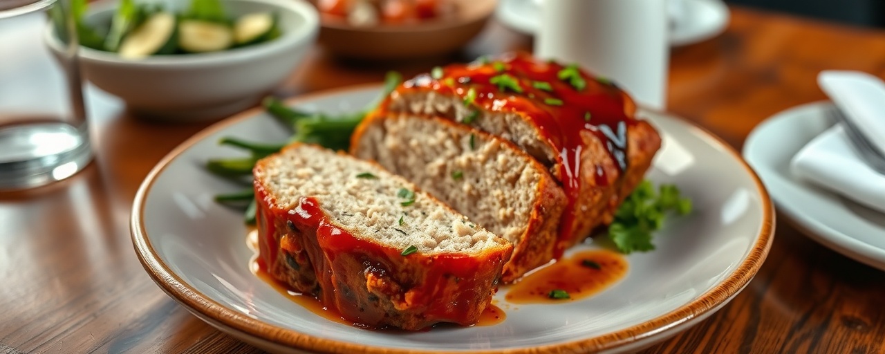 American Gochujang-Maple Glazed Turkey Loaf