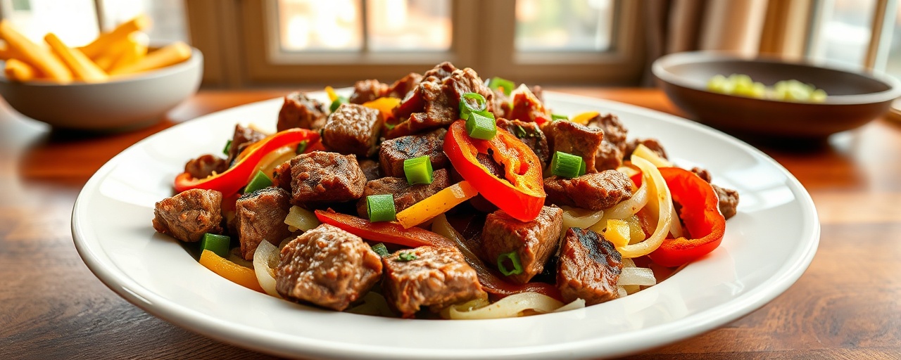 American Short Rib Hash Stir-fry
