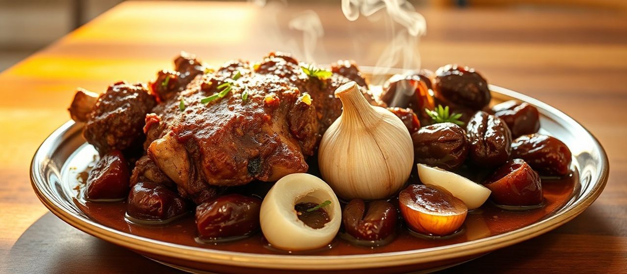 Aromatic Lamb and Date Simmer
