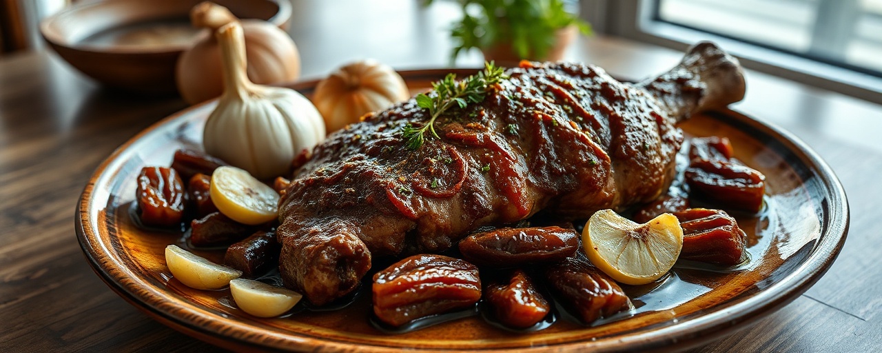 Aromatic Lamb and Date Simmer