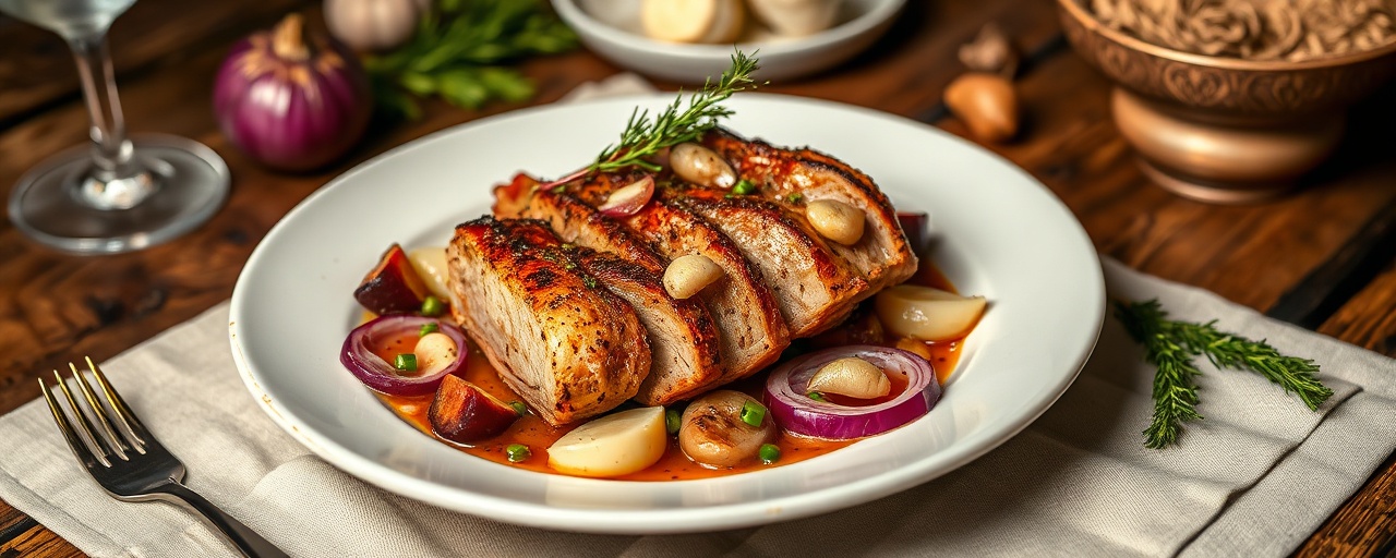Arrosto di Pancetta con Erbe e Finocchio