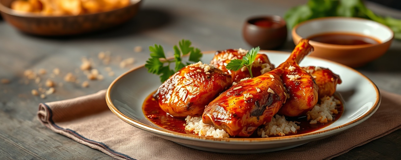 Ayam Bakar Bumbu Gochujang Manis
