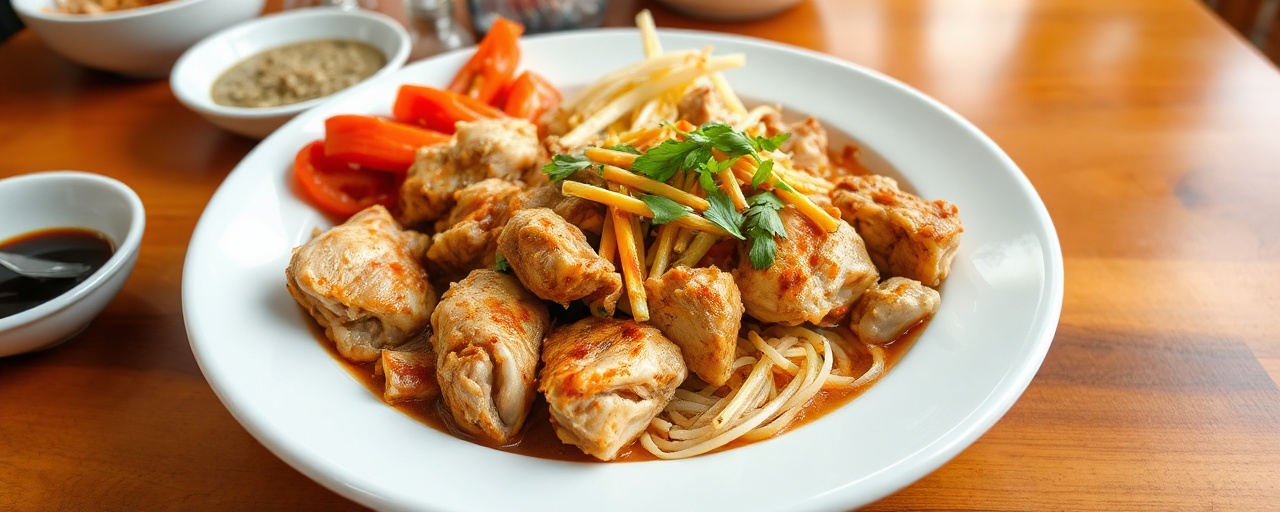 Ayam Perap Budu Serai (Fermented Fish Sauce and Lemongrass Marinated Chicken)