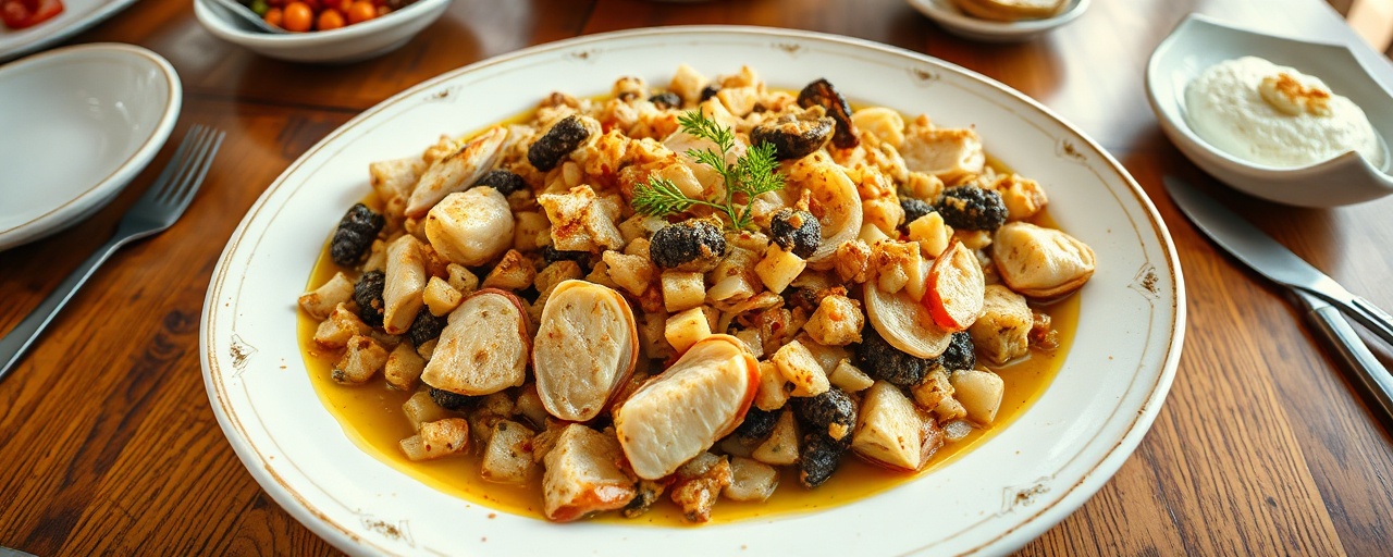 Bacalhau na Cataplana com Leite de Coco
