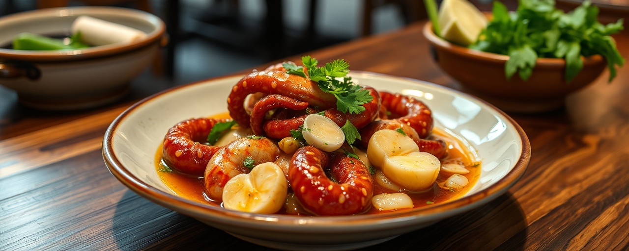 Bạch Tuộc Kho Tộ (Vietnamese Clay-Pot Caramelized Octopus)