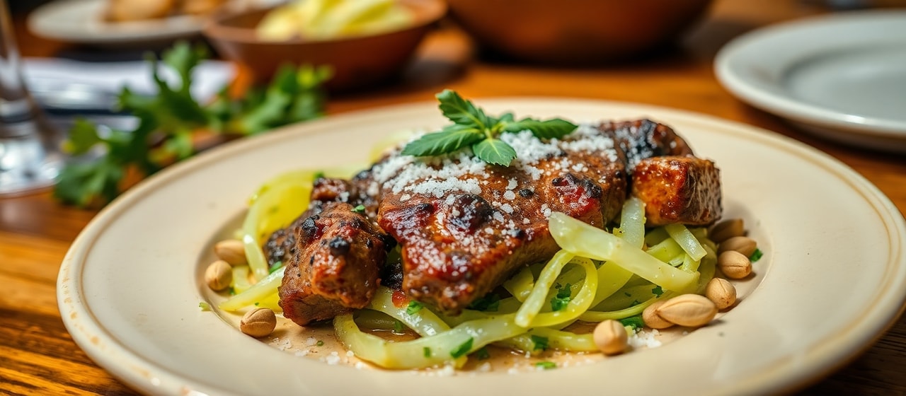 Bondiola Asada con Chucrut Criollo de Cardamomo