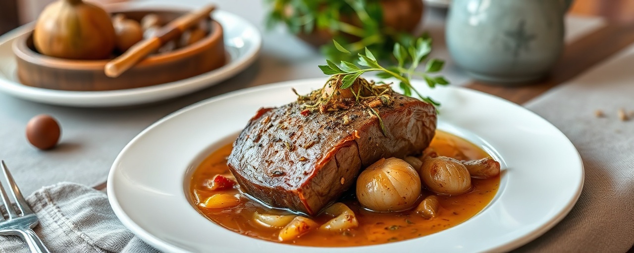 Braised Czech Pork Shoulder with Sumac and Caraway