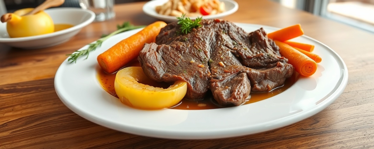 Brasato di Manzo al Sesamo