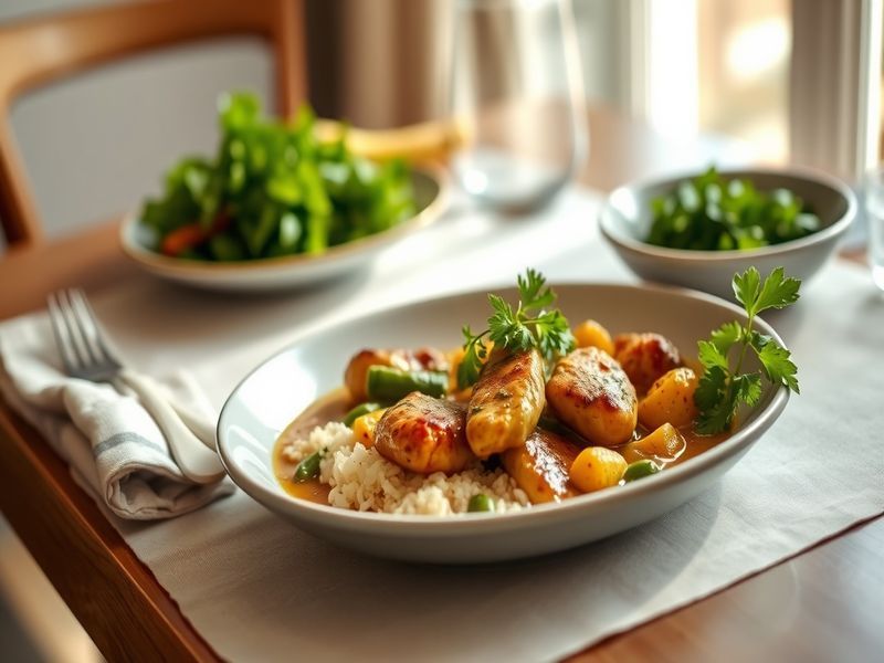 Brazilian Chicken and Plantain Moqueca
