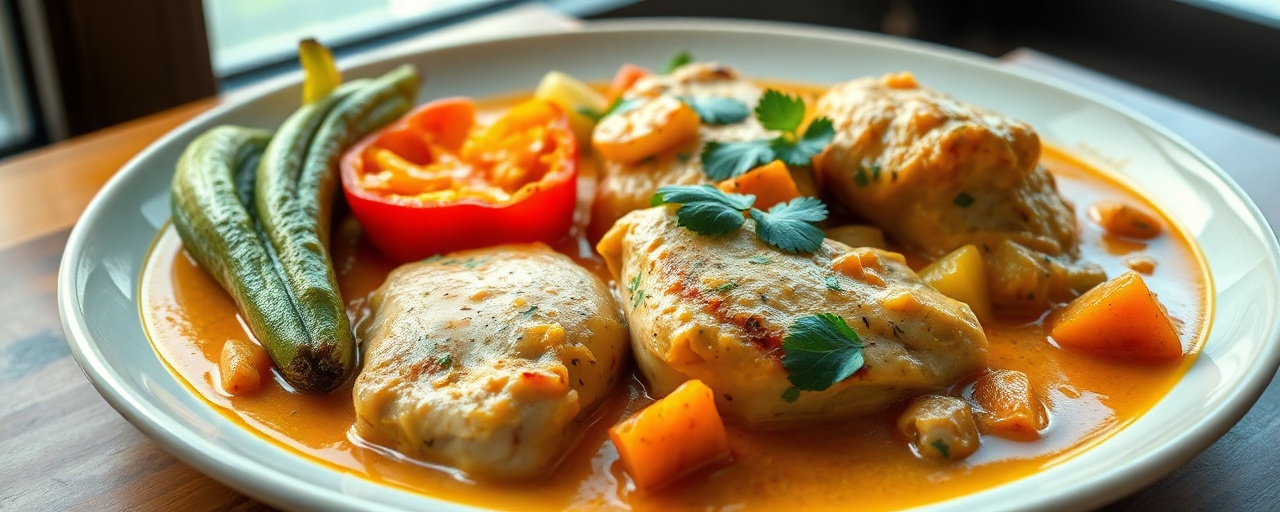 Brazilian Chicken and Plantain Moqueca
