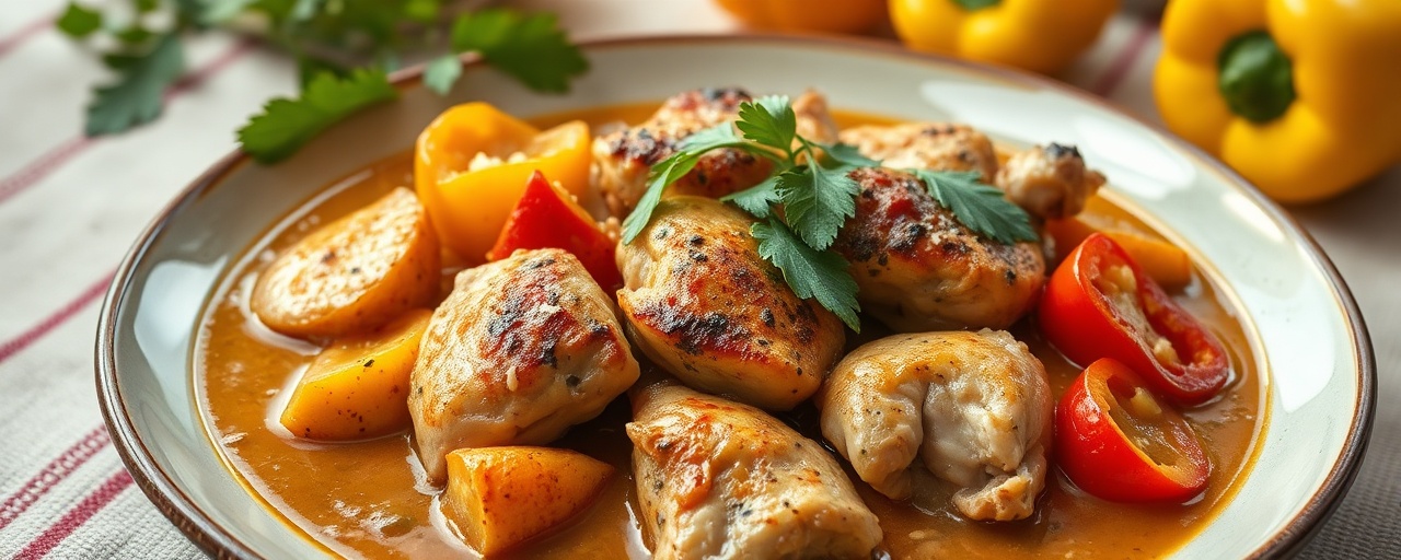 Brazilian Chicken and Plantain Moqueca