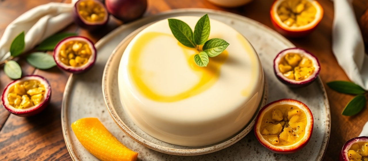 Brazilian Coconut and Passion Fruit Mousse