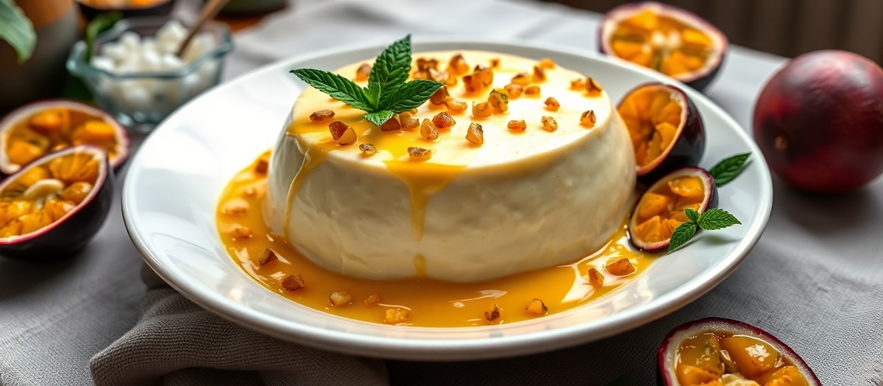 Brazilian Coconut and Passion Fruit Mousse