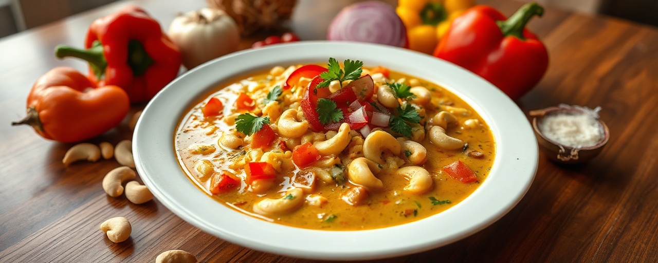 Brazilian Coconut Cashew Moqueca