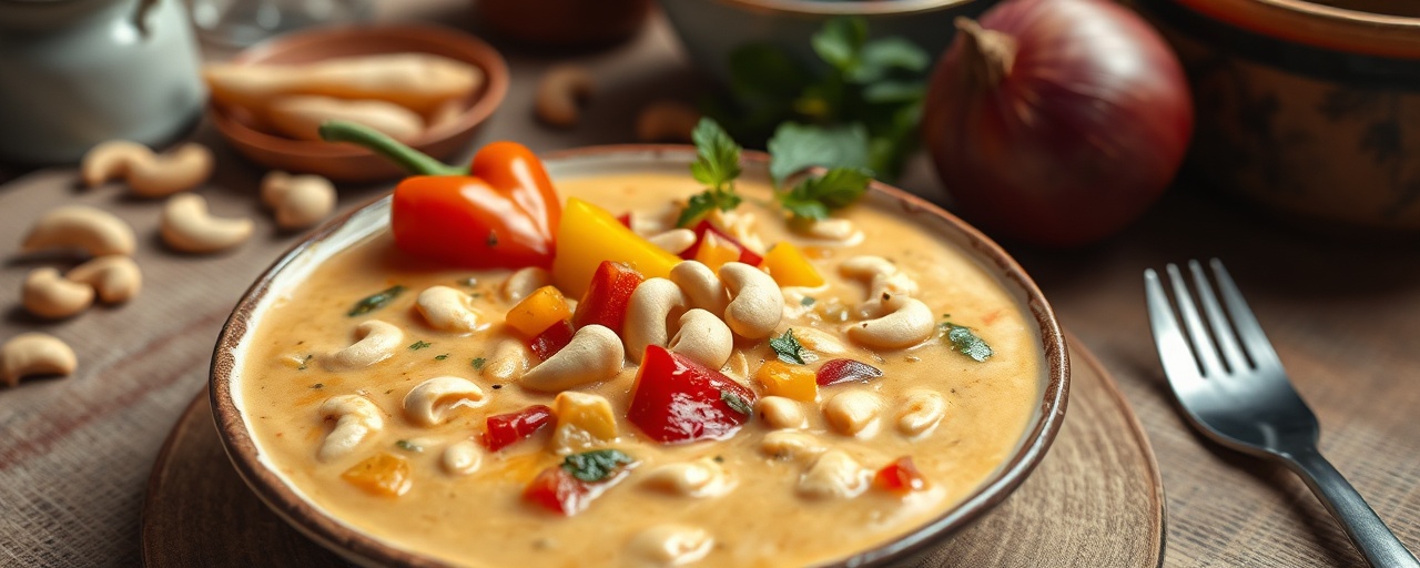 Brazilian Coconut Cashew Moqueca