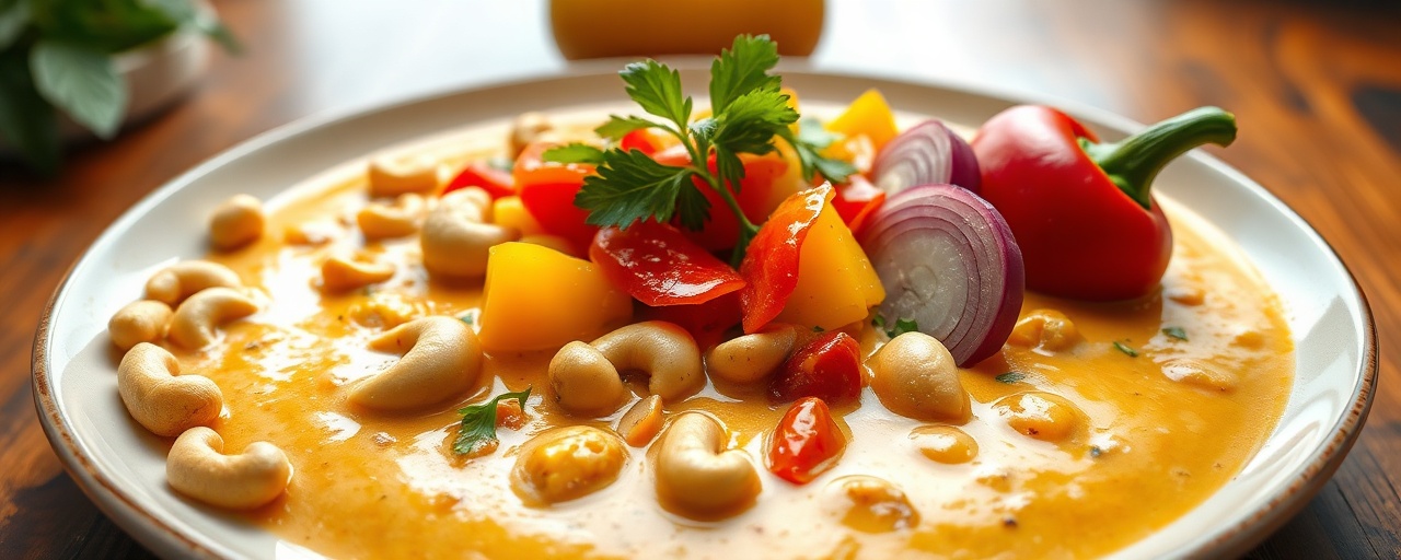 Brazilian Coconut Cashew Moqueca