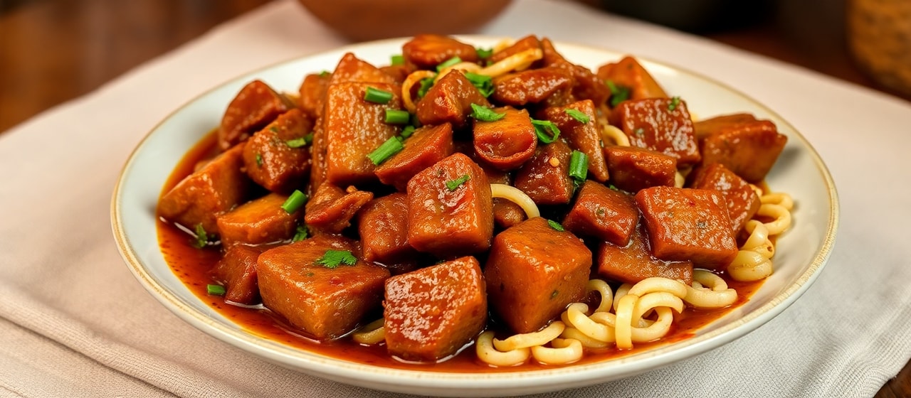 Burmese Braised Pork with Tamarind and Ginger