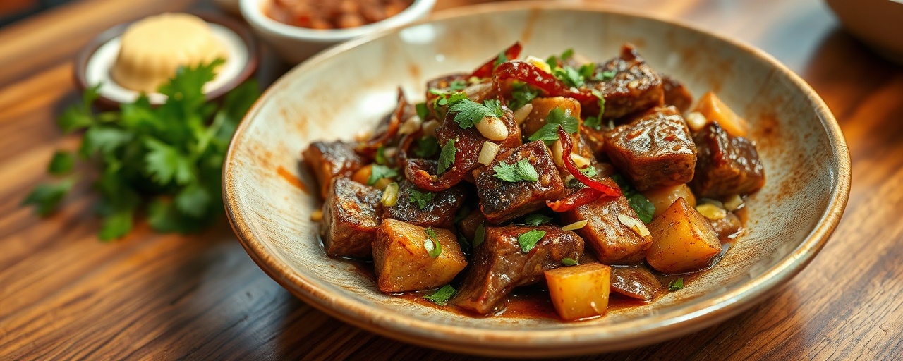 Burmese Lamb Shank Wok-Toss with Tamarind Glaze