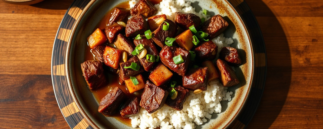 Burmese Lamb Shank Wok-Toss with Tamarind Glaze