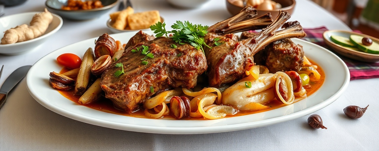 Burmese Shan-Style Roasted Lamb Shank