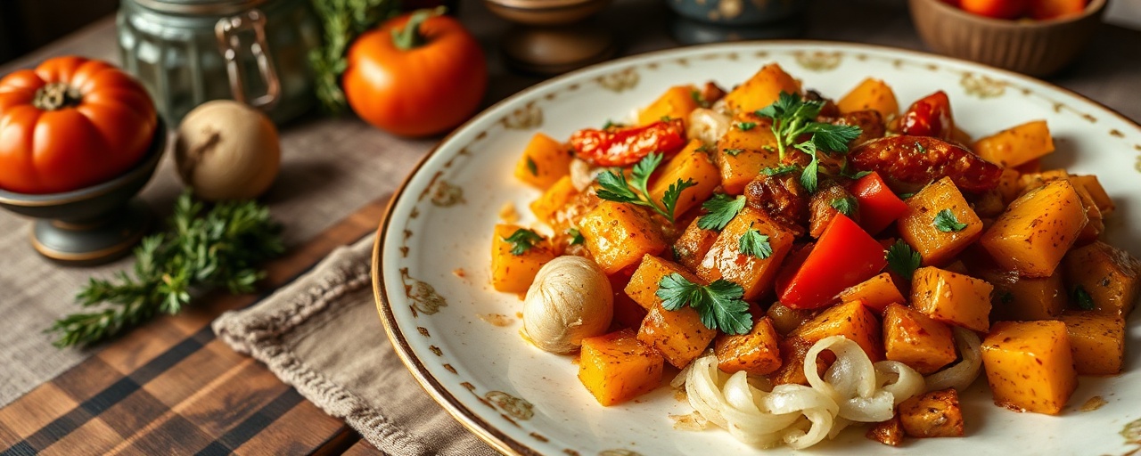Butternut Squash Adjika Wok-Toss
