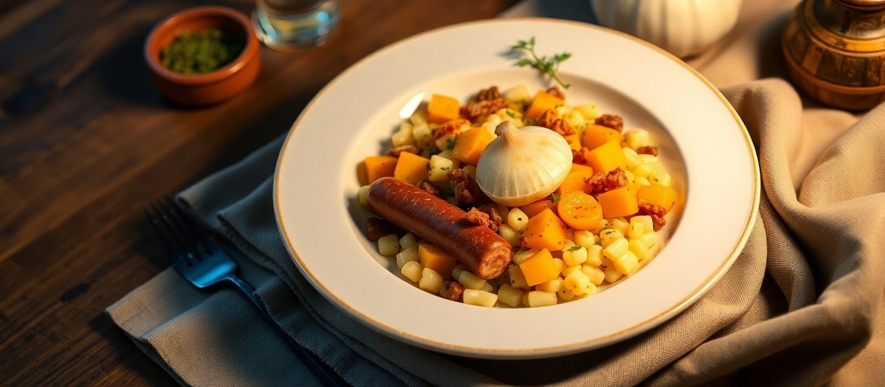 Butternut Squash and Chorizo Locro