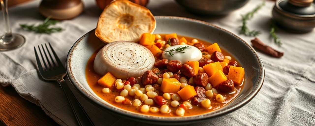 Butternut Squash and Chorizo Locro