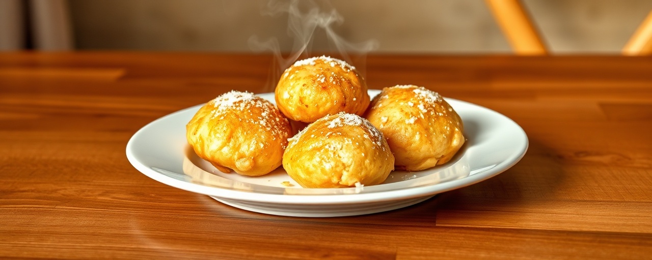 Buñuelos de Bacalao con Azafrán