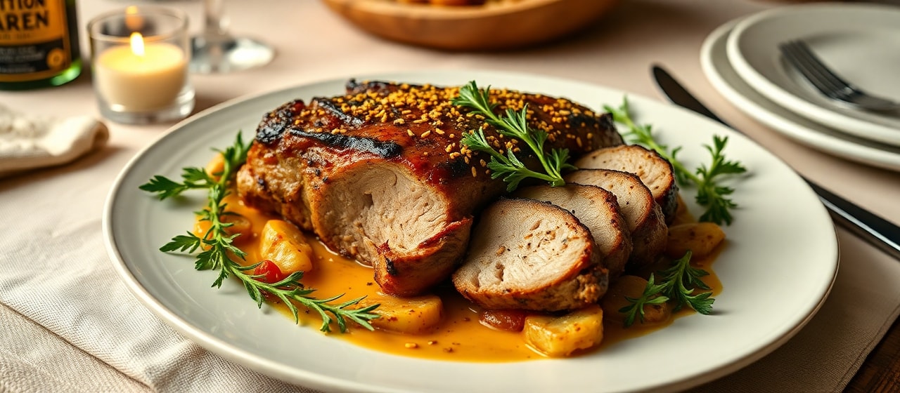 Cajun Cardamom Roasted Pork Loin
