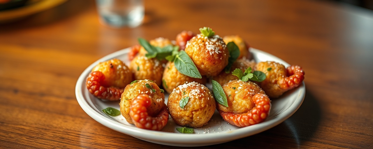 Cajun Deep-Fried Octopus Bites