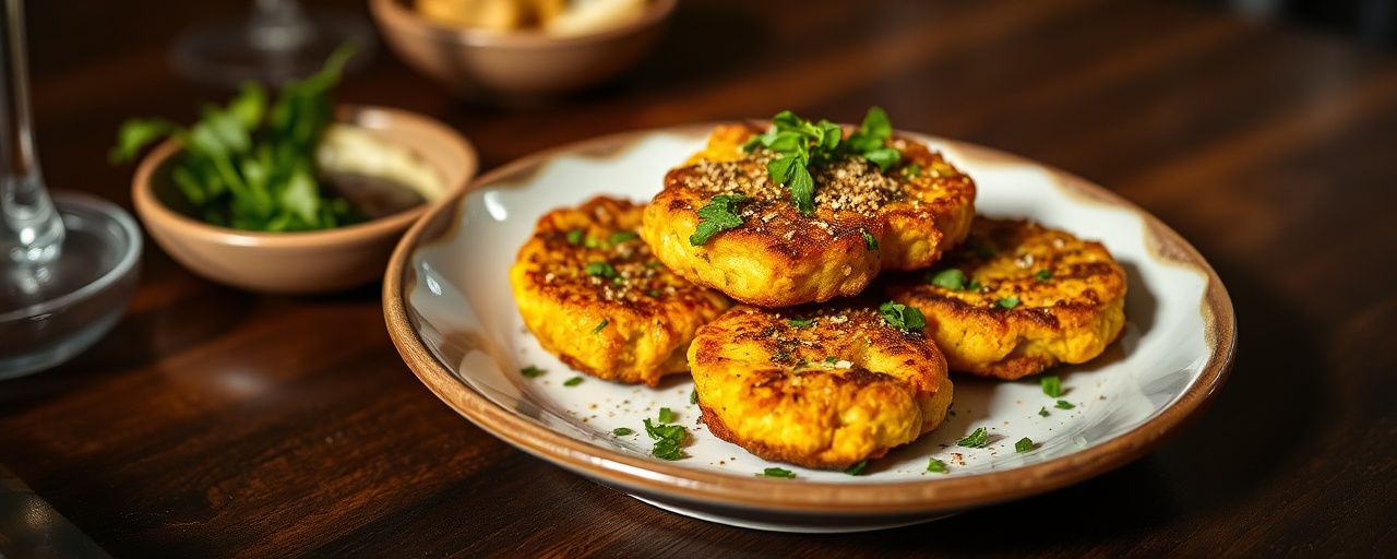 Cajun Spiced Tofu Fritters