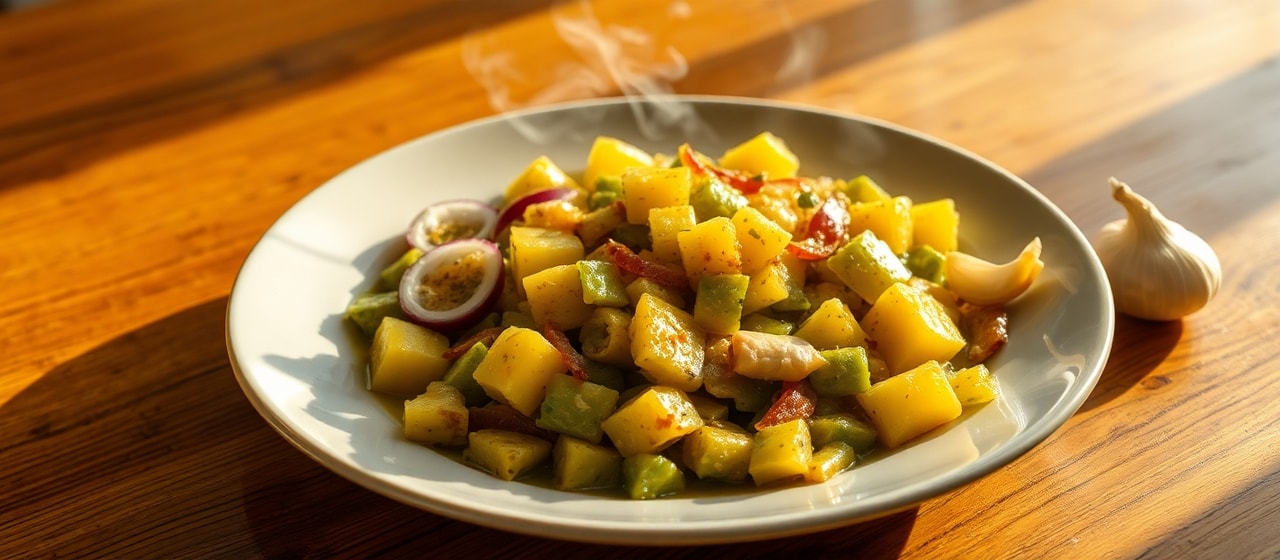 Caldeirada de Jaca Fermentada com Batata