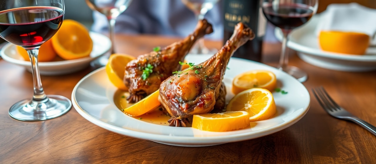 Canard Braisé à l'Anis Étoilé et Orange