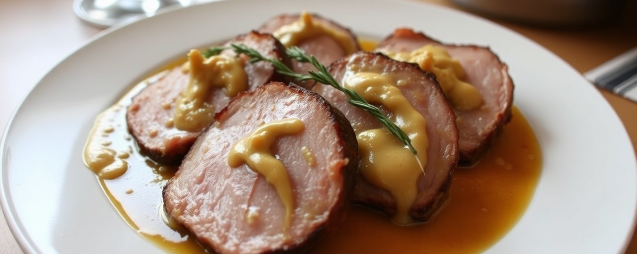 Canard Poêlé à la Sauce Tahini-Moutarde