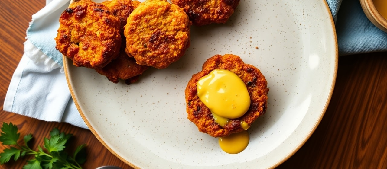 Cape Malay Crispy Duck Fritters