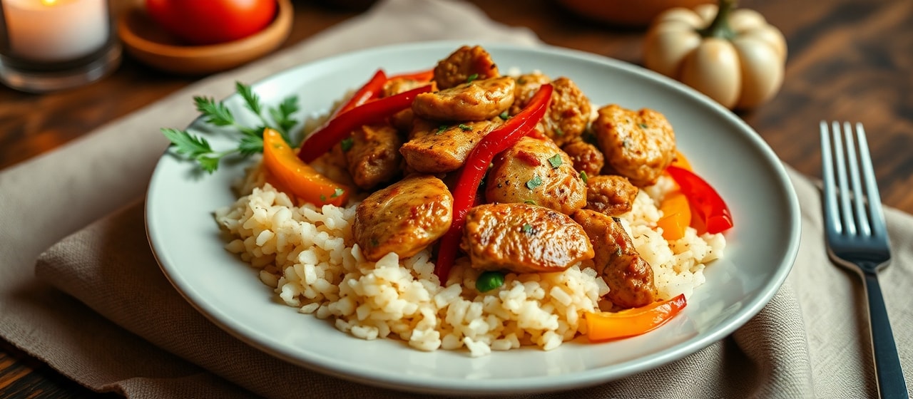 Cape Malay Spiced Chicken Stir-fry with Star Anise