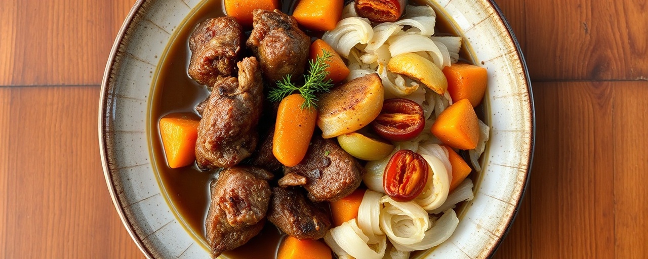 Cardamom-Infused Uzbek Lamb and Apricot Slow Stew