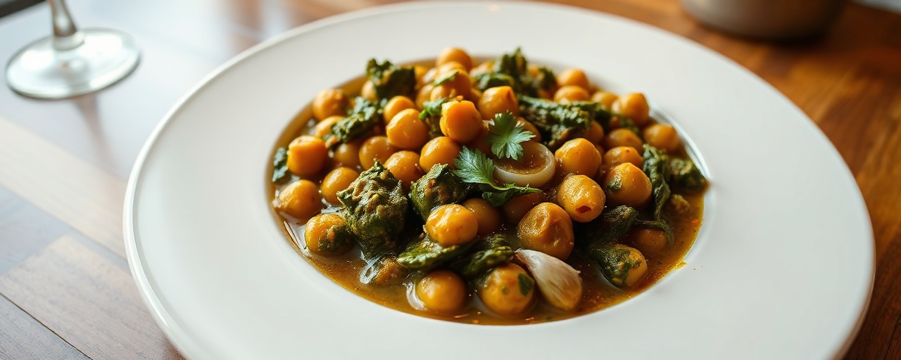 Chana Palak Nariyal Curry