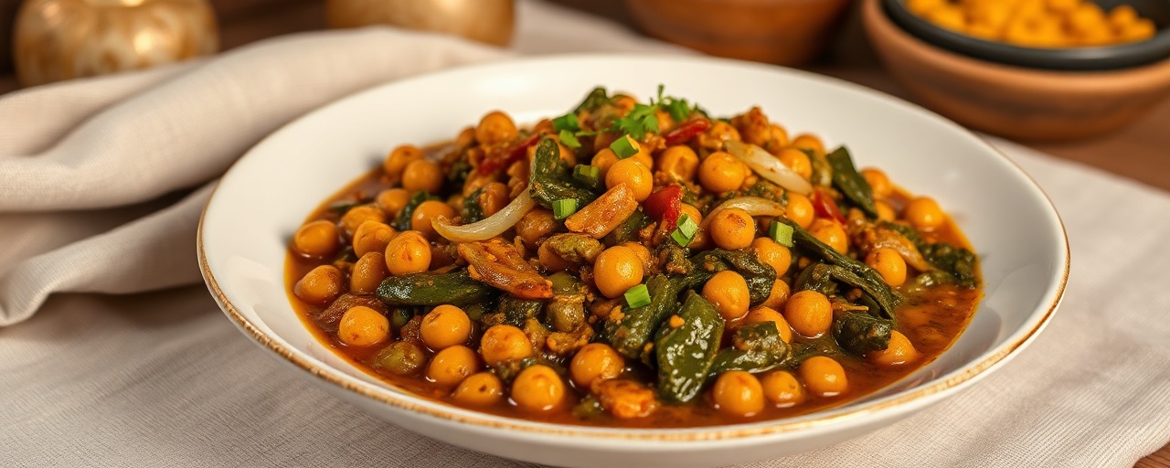 Chana Palak Nariyal Curry