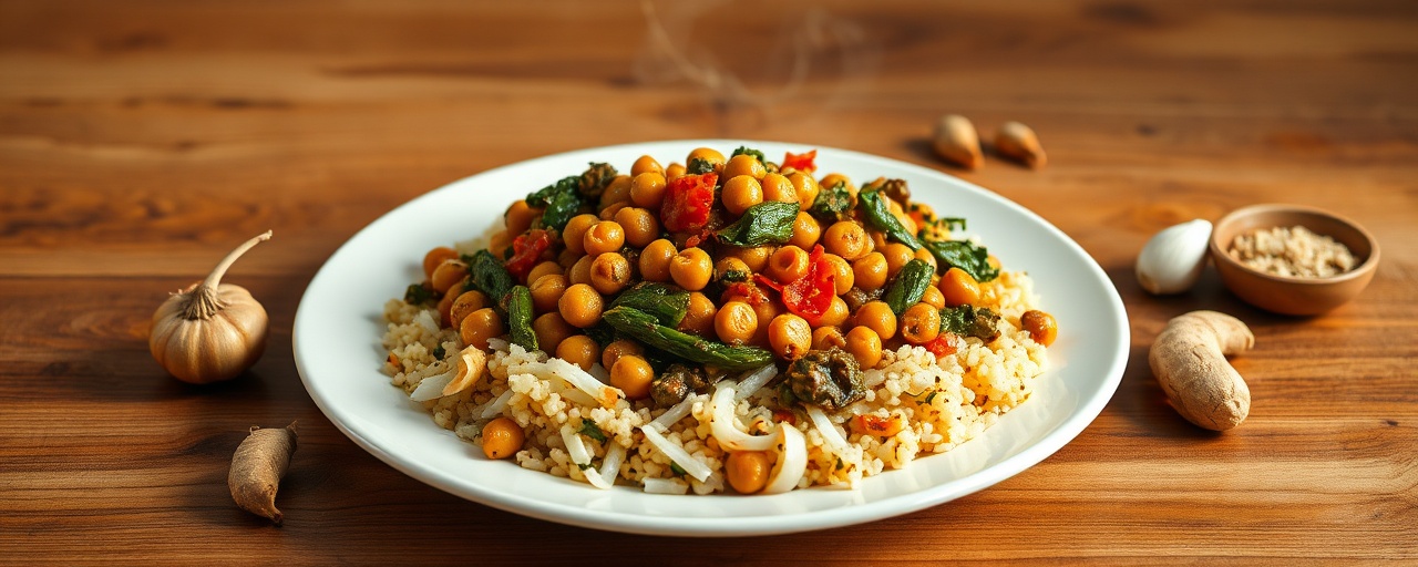 Chana Palak Nariyal Curry