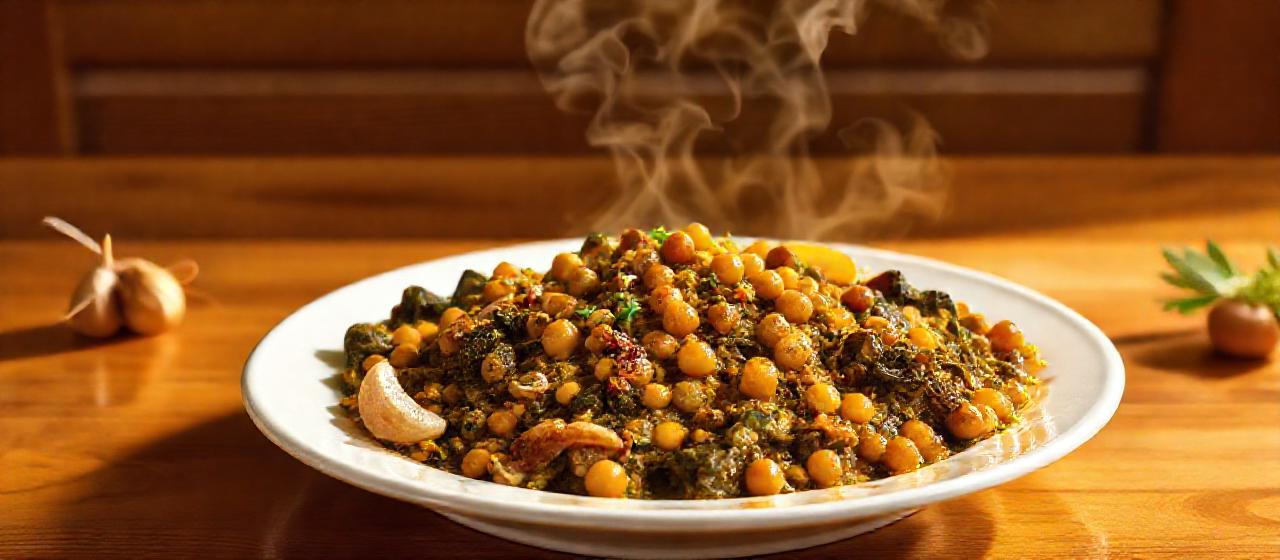 Chana Palak Nariyal Curry