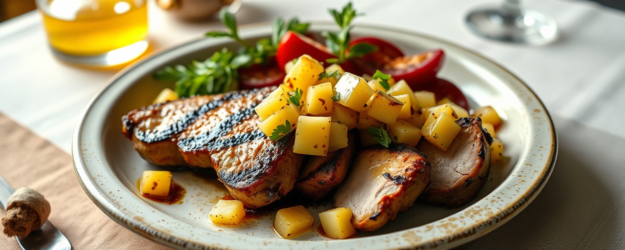 Charcoal-Grilled Coconut-Lime Pork Tenderloin with Grilled Pineapple Salsa