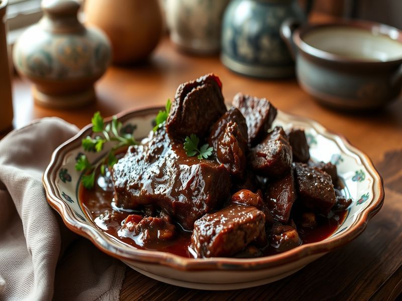 Chile Ancho and Chocolate Braised Short Ribs