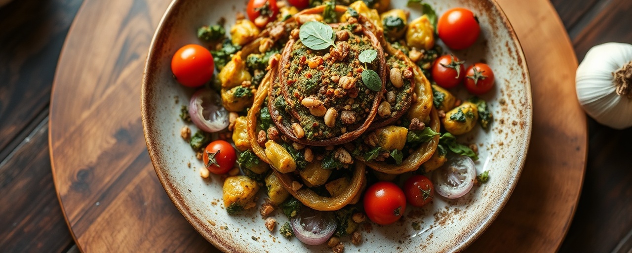 Chipotle-Kissed Roasted Romanesco with Sage-Pine Nut Gremolata