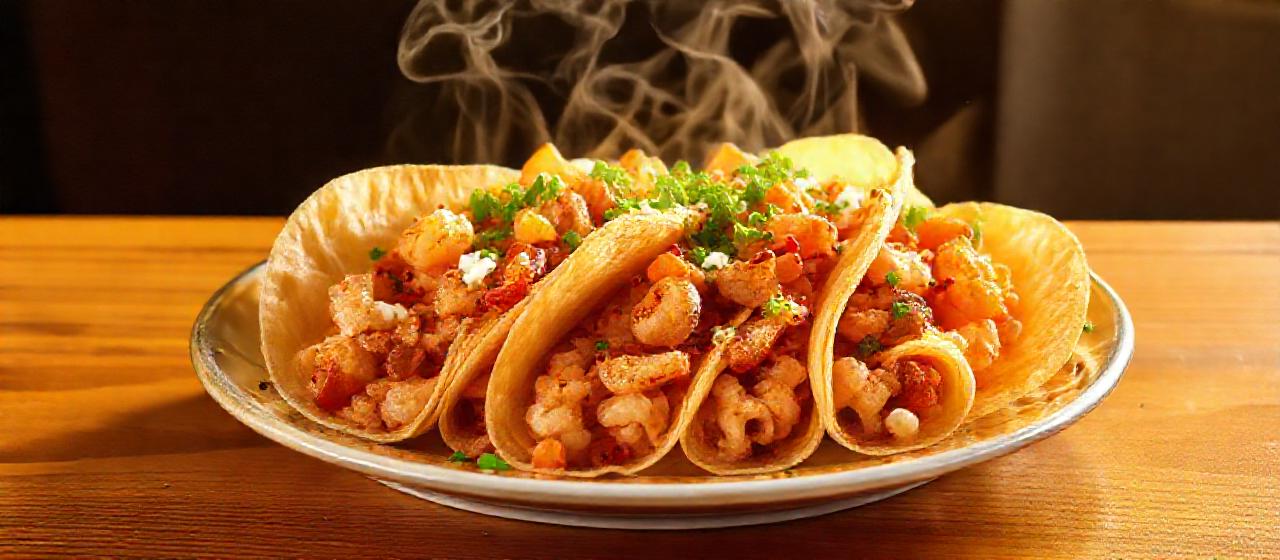 Chipotle Shrimp Flautas Fritas