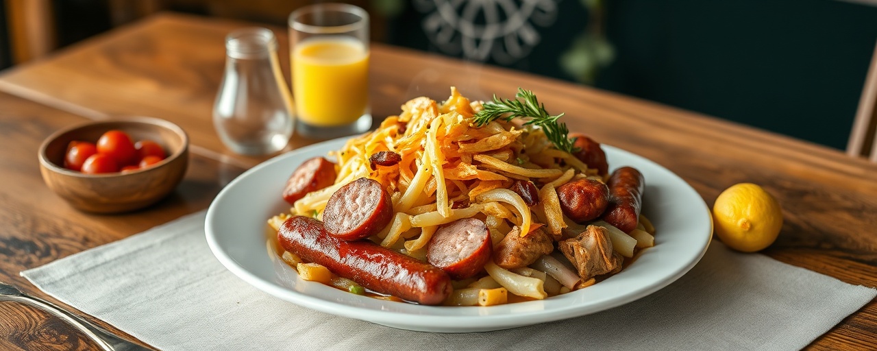 Choucroute Garni à la Harissa